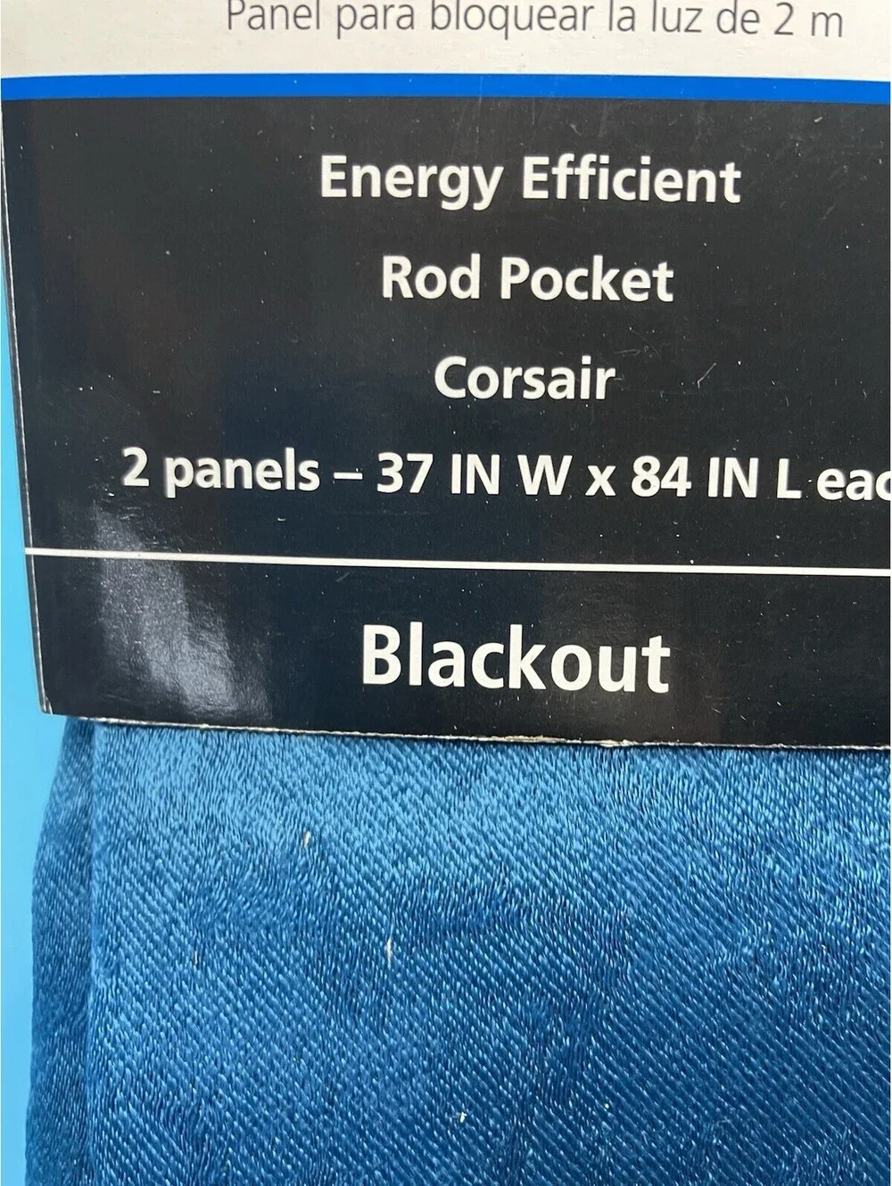 Mainstays 84-Inch Blackout Curtain Panel Pair, 2 Panels, Size 84